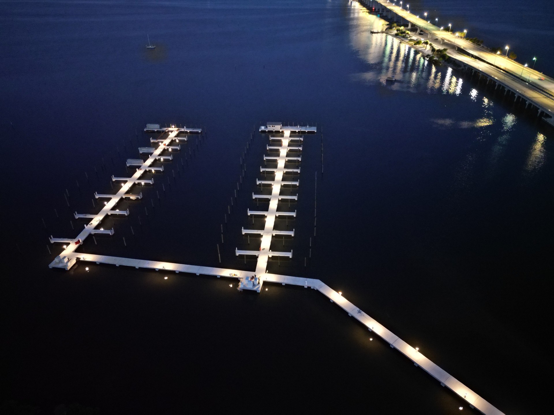 Commercial marina electrical project