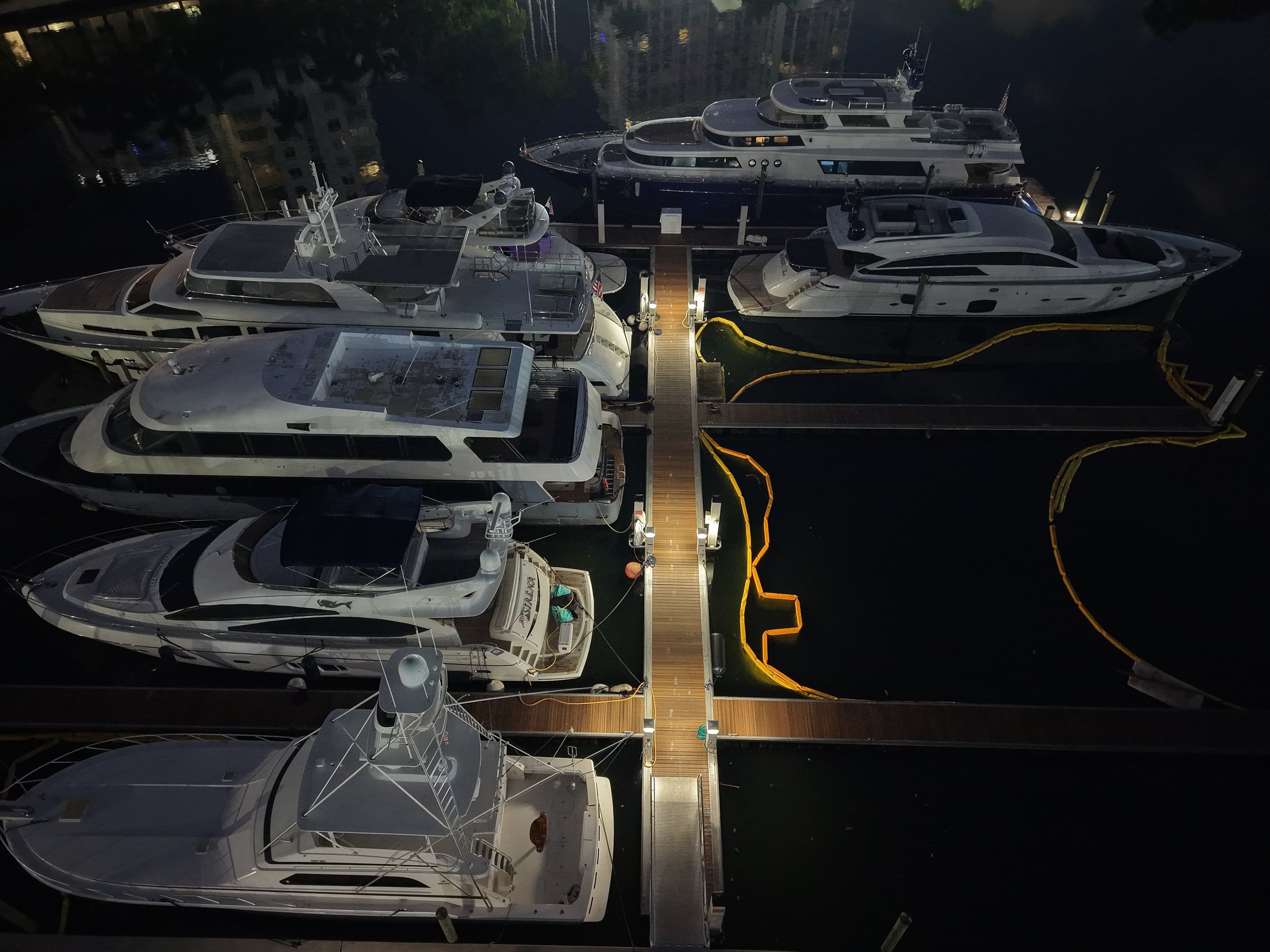 Floating dock electrical and lighting project