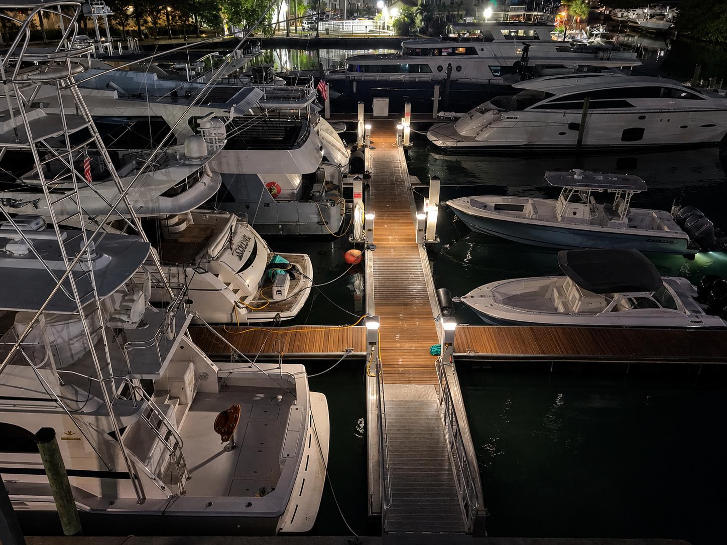 Floating dock electrical systems