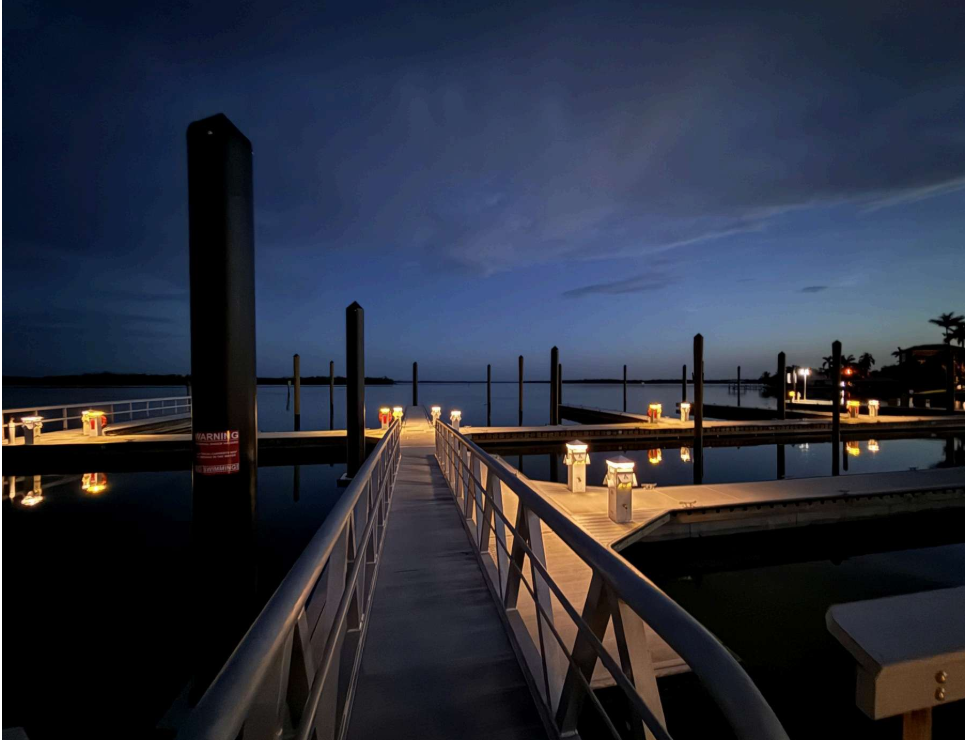 Residential dock lighting